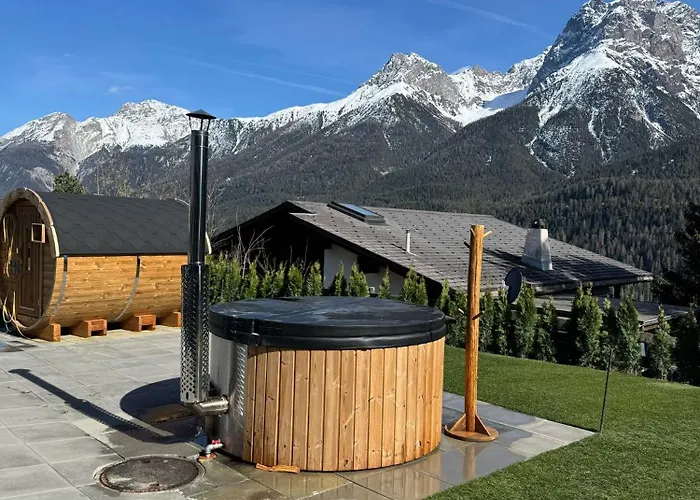 別荘 Exklusives Berg-bijou Mit Bergblick Mit Privaten Wellnessbereich Hot Tube Und Sauna -hunde Herzlich Willkommen Mit Eingezaeunten Grundstueck