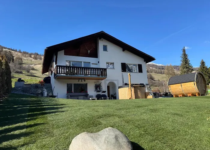 Exklusives Berg-bijou Mit Bergblick Mit Privaten Wellnessbereich Hot Tube Und Sauna -hunde Herzlich Willkommen Mit Eingezaeunten Grundstueck 別荘 *